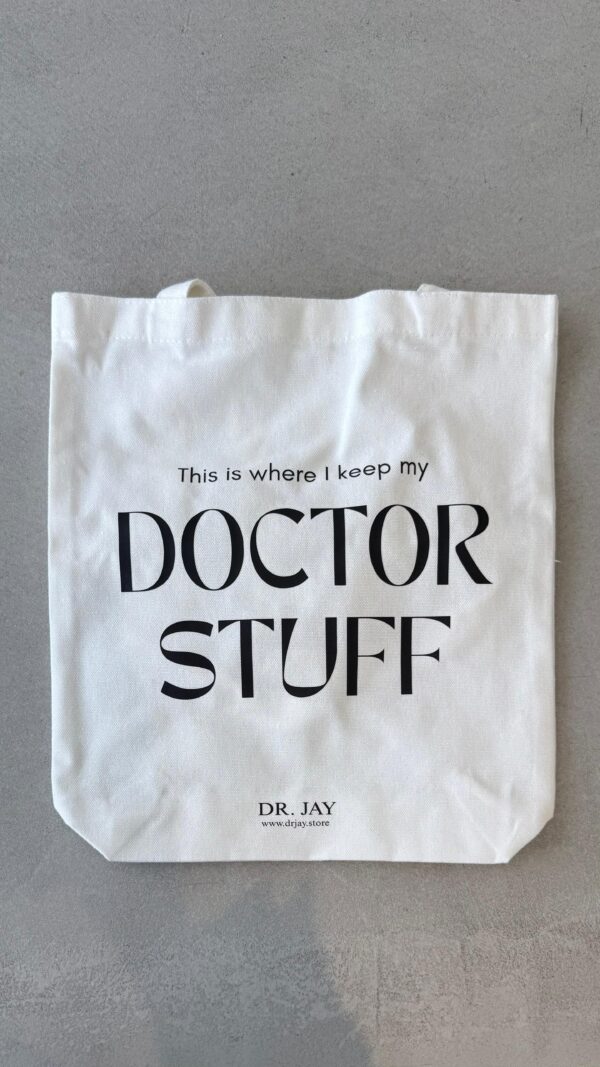 Doctor stuff tote bag